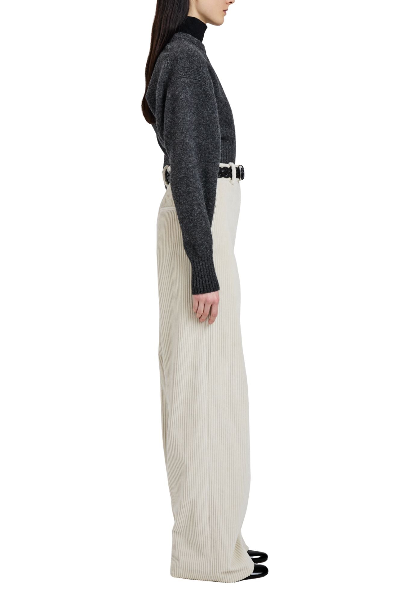 Proenza Schouler Lidie Pant in Corduroy - Vermillion