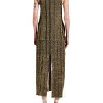 Proenza Schouler Maelle Top In Drop Needle Tweed - Vermillion