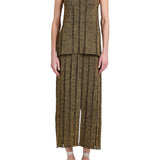Proenza Schouler Maelle Top In Drop Needle Tweed - Vermillion