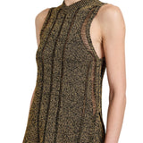 Proenza Schouler Maelle Top In Drop Needle Tweed - Vermillion