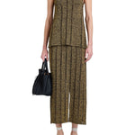 Proenza Schouler Maelle Top In Drop Needle Tweed - Vermillion