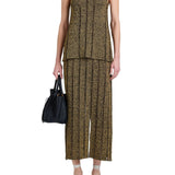 Proenza Schouler Maelle Top In Drop Needle Tweed - Vermillion