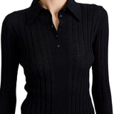 Proenza Schouler Monet Top In Fine Bobble Knit - Vermillion