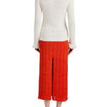 Proenza Schouler Nilo Top In Textured Jacquard - Vermillion