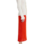 Proenza Schouler Nilo Top In Textured Jacquard - Vermillion