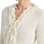 Proenza Schouler Nilo Top In Textured Jacquard - Vermillion