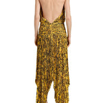 Proenza Schouler Paulina Dress In Pleated Georgette - Vermillion