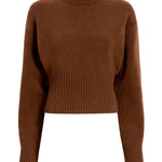 Proenza Schouler Randi Top In Boiled Wool - Vermillion