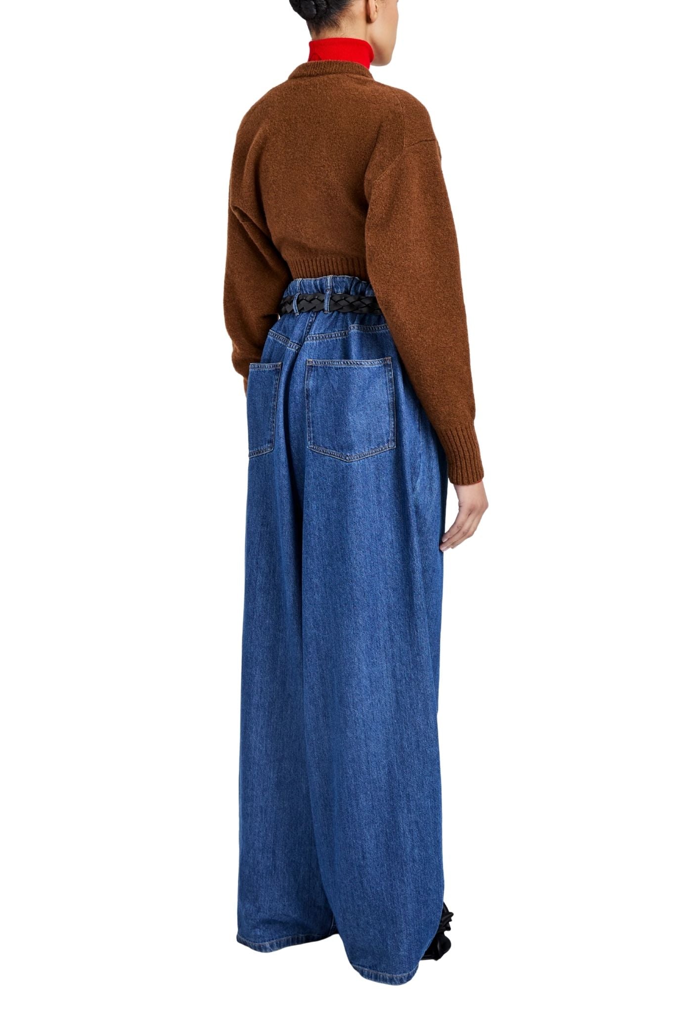 Proenza Schouler Randi Top In Boiled Wool - Vermillion