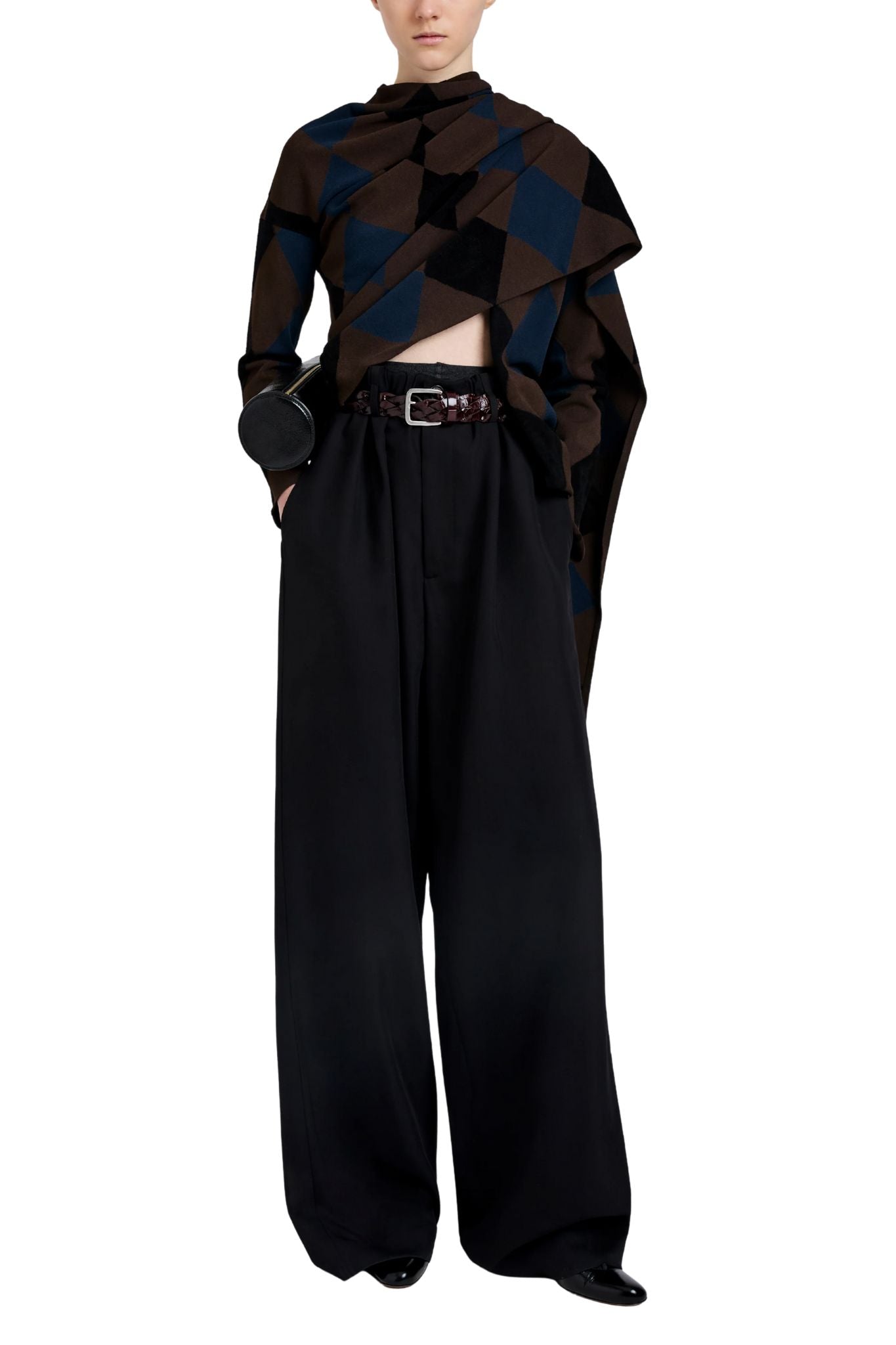Proenza Schouler Salome Pant In Classic Twill - Vermillion