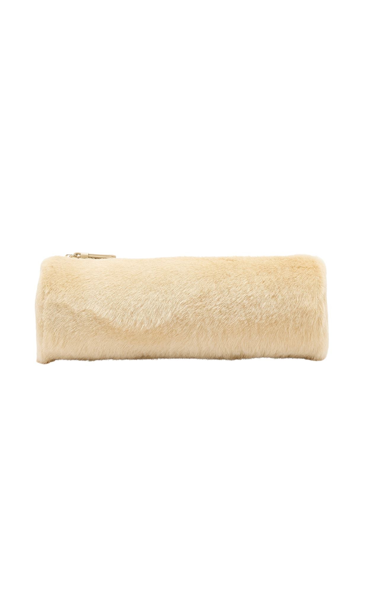 Proenza Schouler Silo Clutch in Shearling - Vermillion
