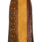 Proenza Schouler Sirine Skirt In Pieced Leather - Vermillion