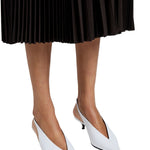 Proenza Schouler Slash Slingbacks Polished Calf - Vermillion