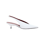 Proenza Schouler Slash Slingbacks Polished Calf - Vermillion