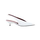 Proenza Schouler Slash Slingbacks Polished Calf - Vermillion