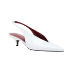 Proenza Schouler Slash Slingbacks Polished Calf - Vermillion