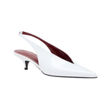 Proenza Schouler Slash Slingbacks Polished Calf - Vermillion
