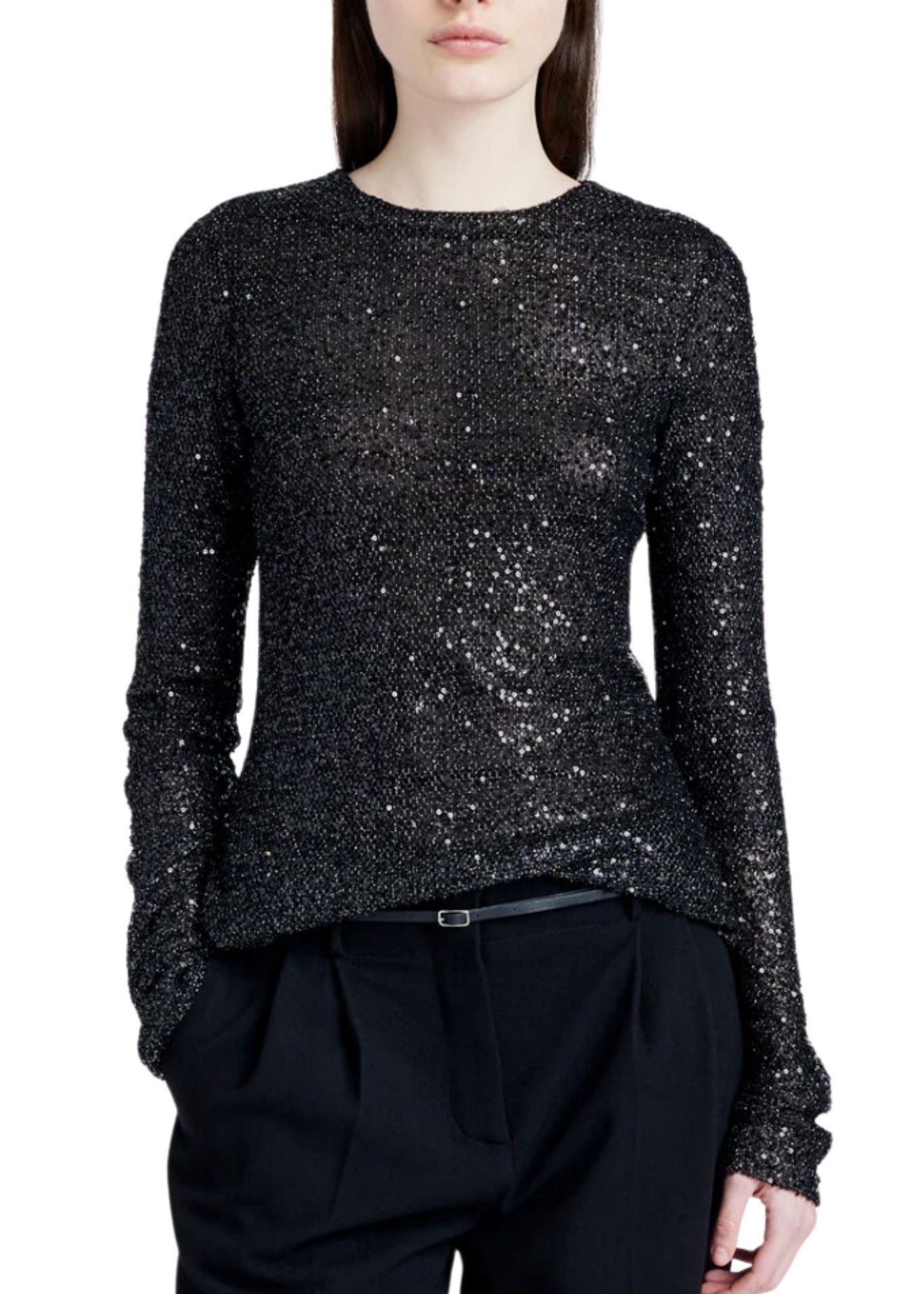 Proenza Schouler Sophie Long Sleeve top - Vermillion