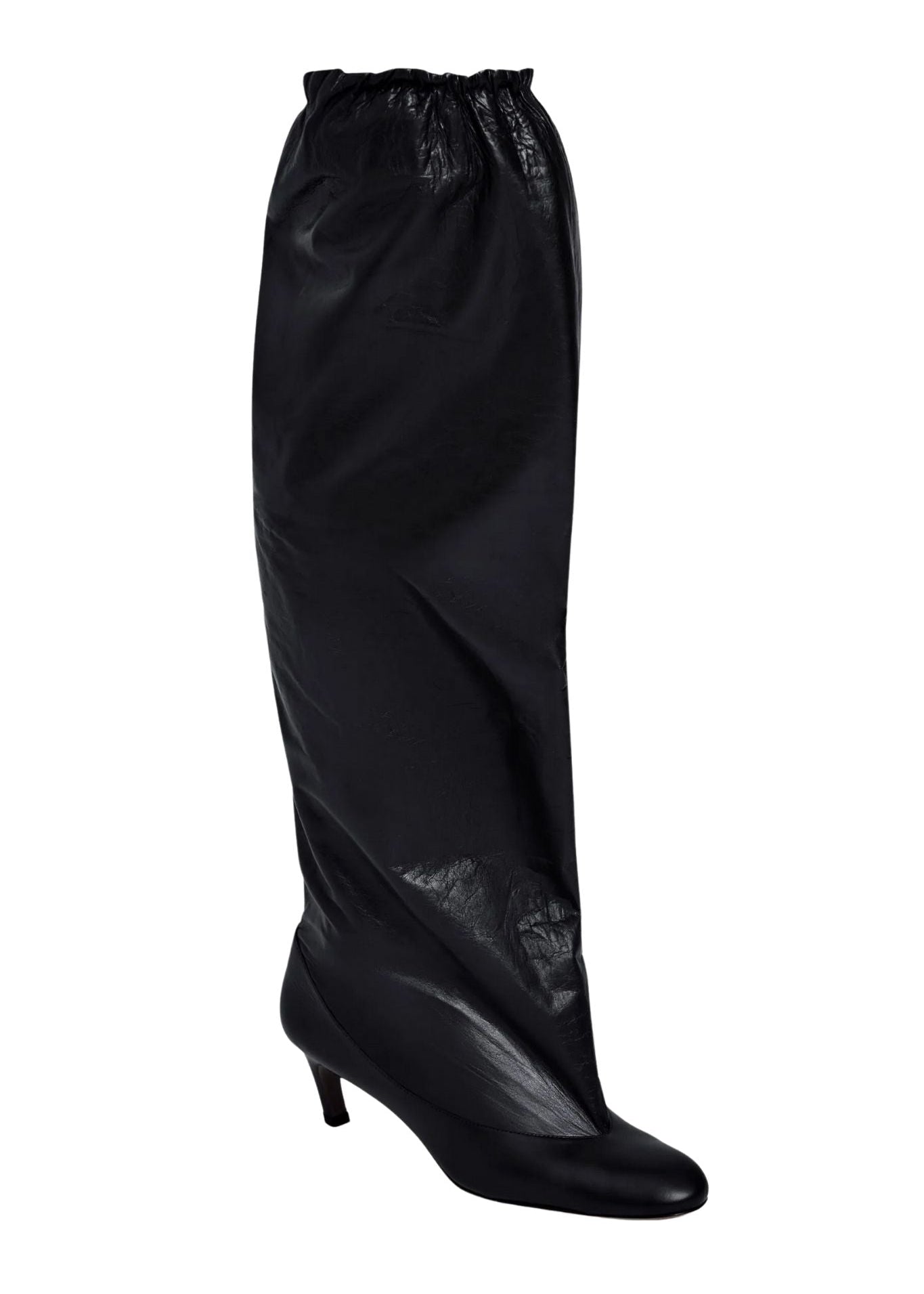 Proenza Schouler Uma Over The Knee Boots in Slick Calf - Vermillion