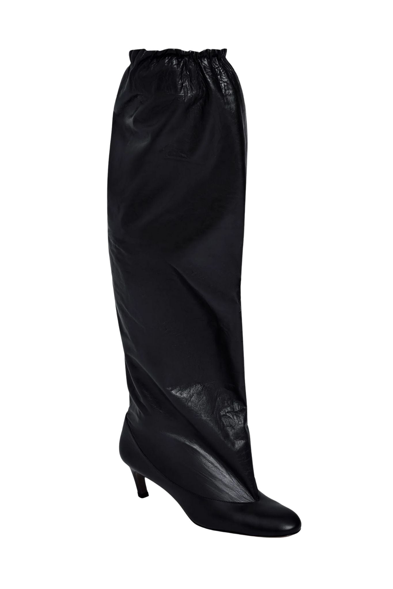 Proenza Schouler Uma Over The Knee Boots in Slick Calf - Vermillion