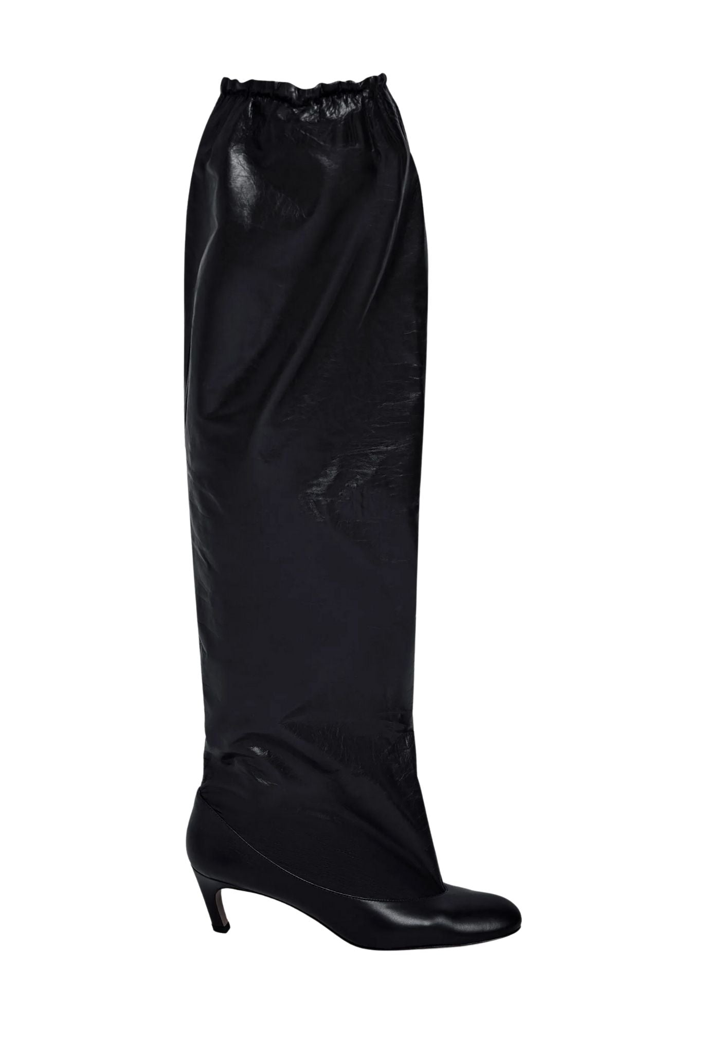 Proenza Schouler Uma Over The Knee Boots in Slick Calf - Vermillion