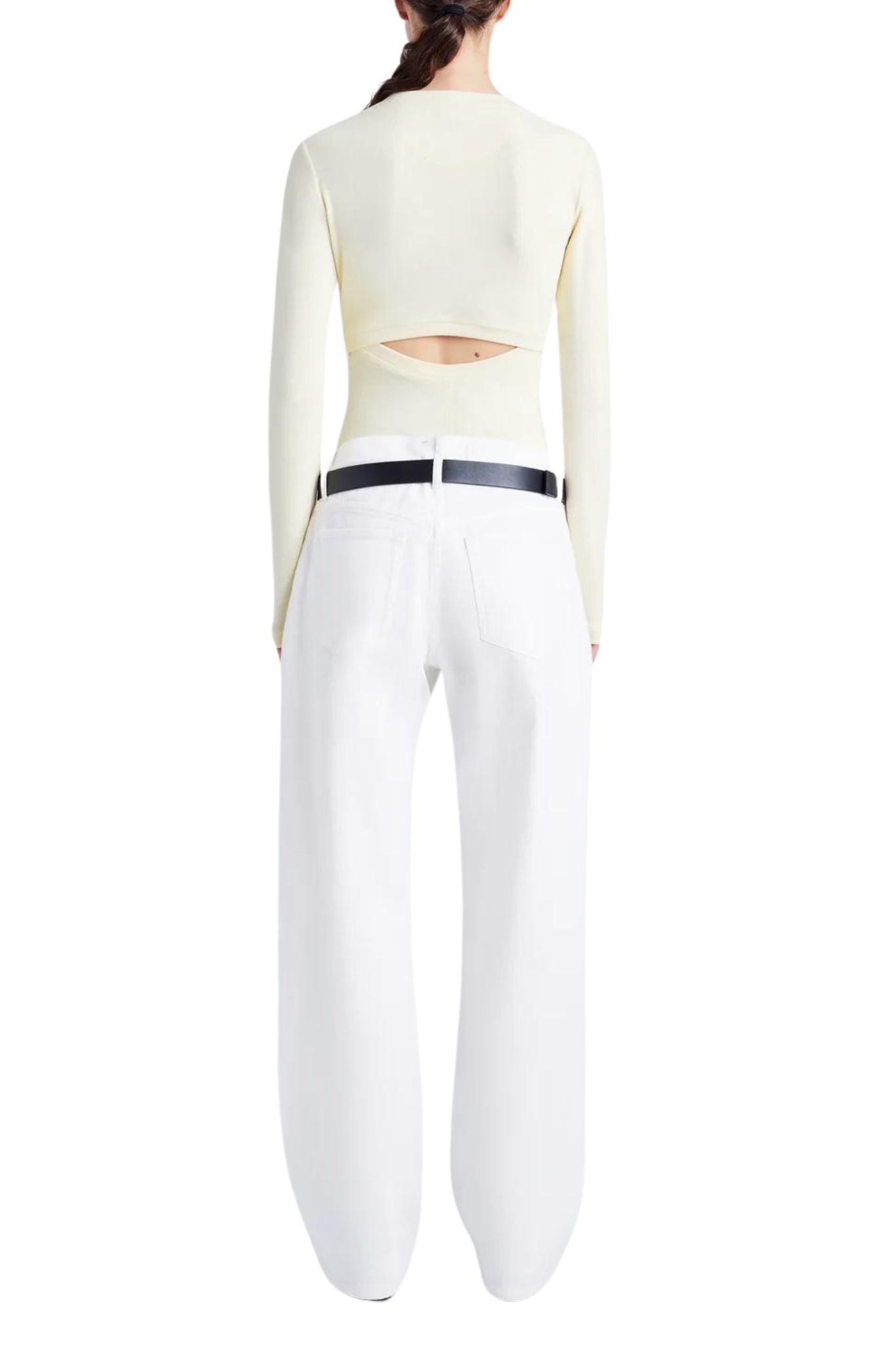 Proenza Schouler White Label Delaney Bodysuit - Vermillion