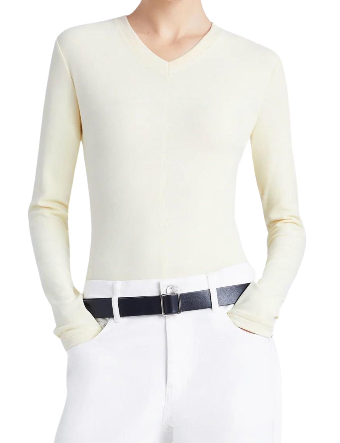 Proenza Schouler White Label Delaney Bodysuit - Vermillion