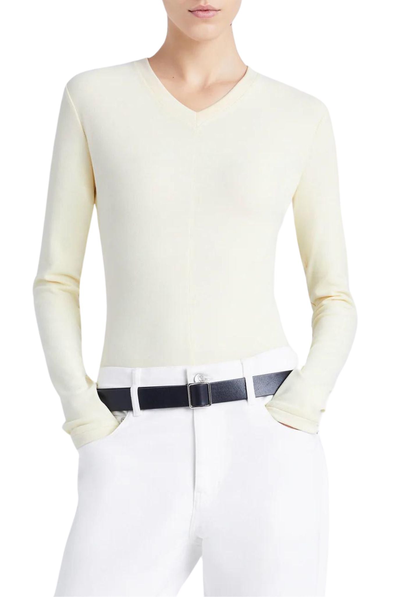 Proenza Schouler White Label Delaney Bodysuit - Vermillion