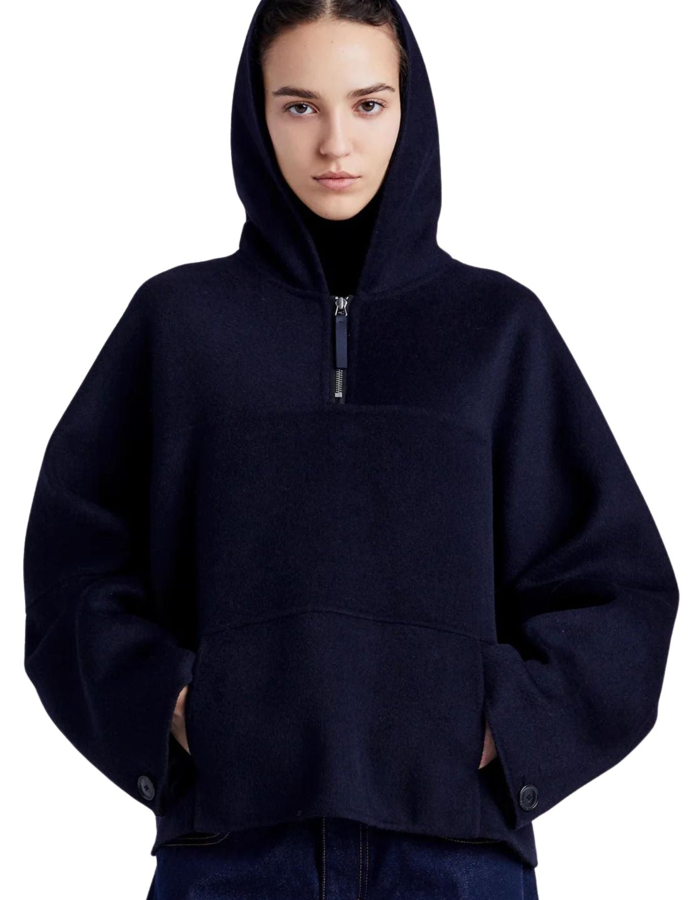 Proenza Schouler White Label Isaac Hoodie - Vermillion