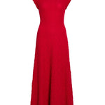 Proenza Schouler WL Cleo Dress in Jersey Jacquard - Vermillion