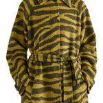 Proenza Schouler WL Juliette Coat in Zebra Jacquard - Vermillion