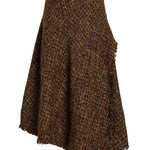 Proenza Schouler WL Layne Skirt in Tweed - Vermillion