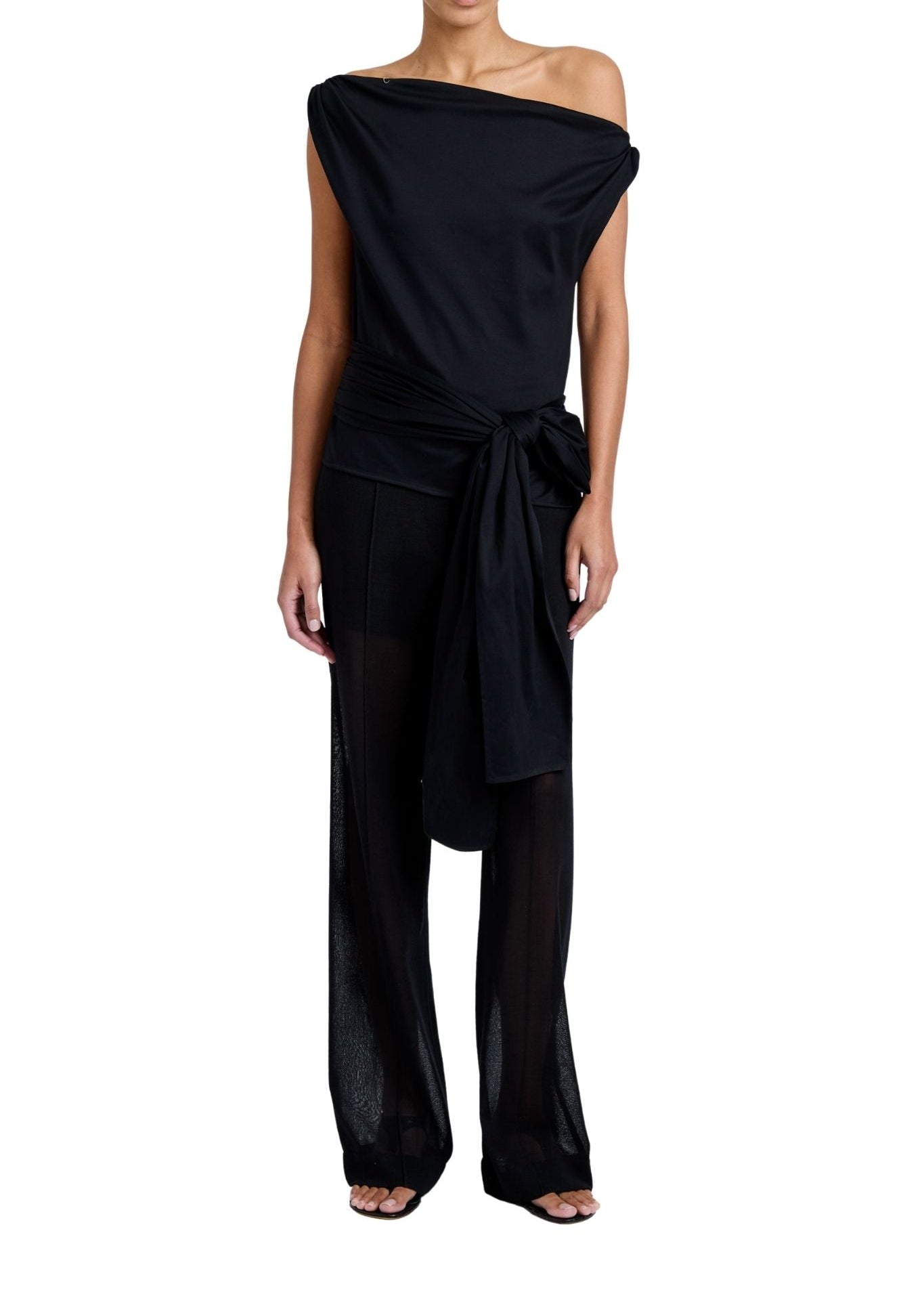 Proenza Schouler Zafira Top In Mercerized Cotton Jersey - Vermillion