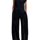 Proenza Schouler Zafira Top In Mercerized Cotton Jersey - Vermillion