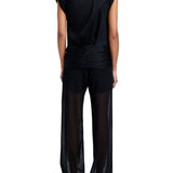 Proenza Schouler Zafira Top In Mercerized Cotton Jersey - Vermillion