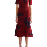 Erdem Jacquard Short Sleeve Knit Top