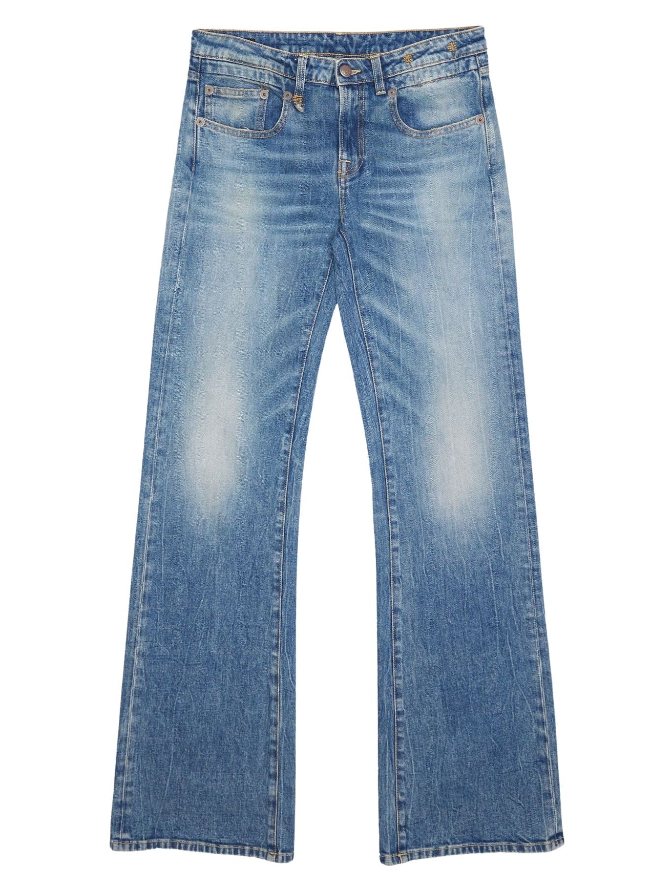 R13 Boy Flare Jean - Vermillion