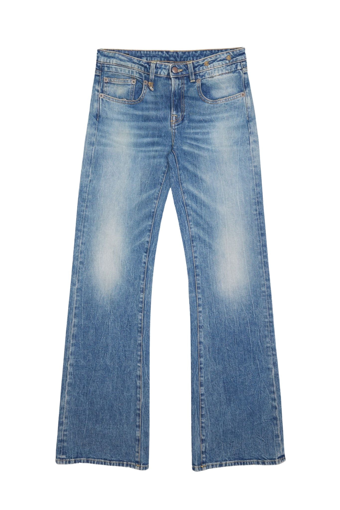 R13 Boy Flare Jean - Vermillion