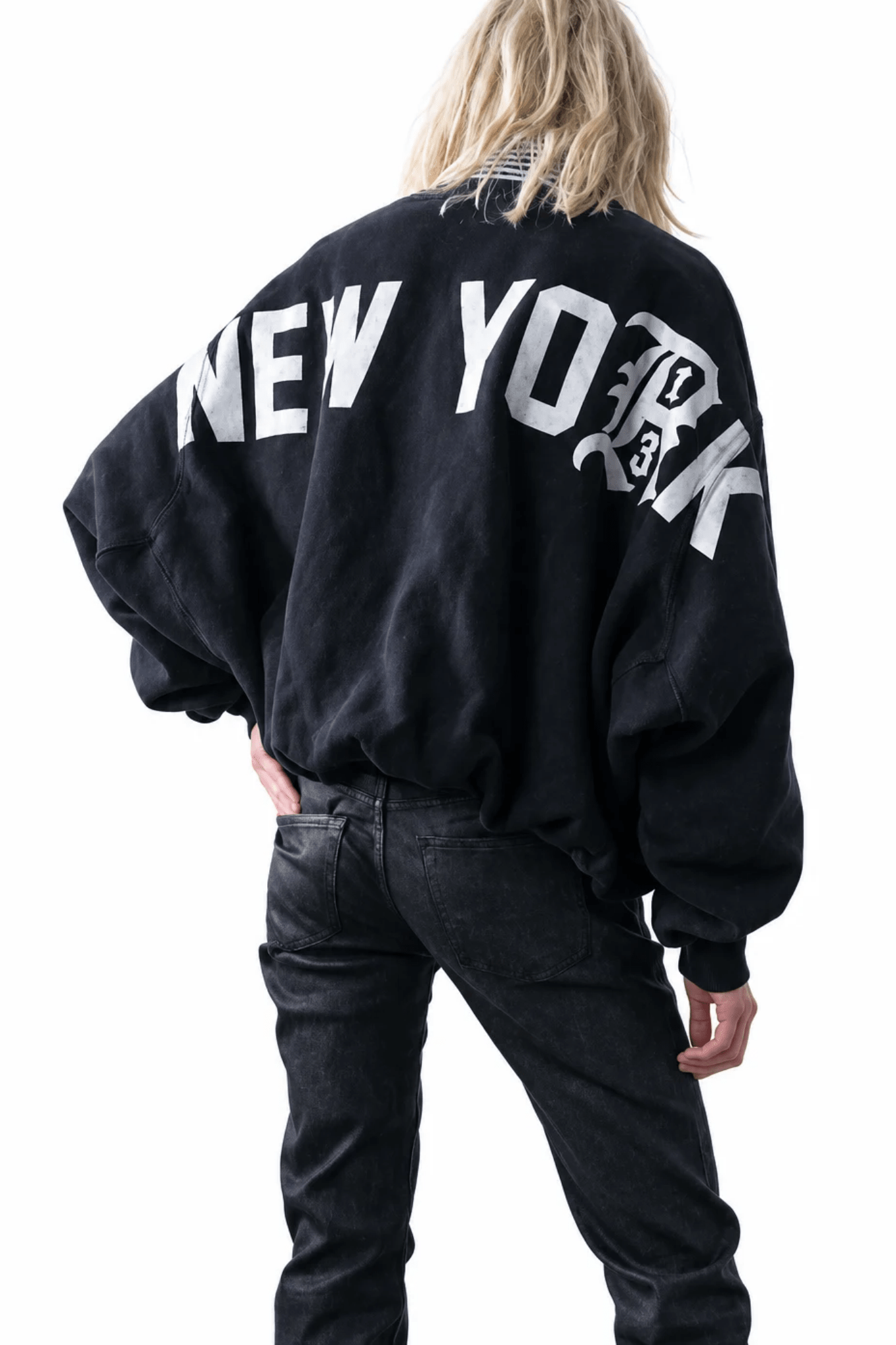 R13 New York 13 Balloon Crewneck - Vermillion