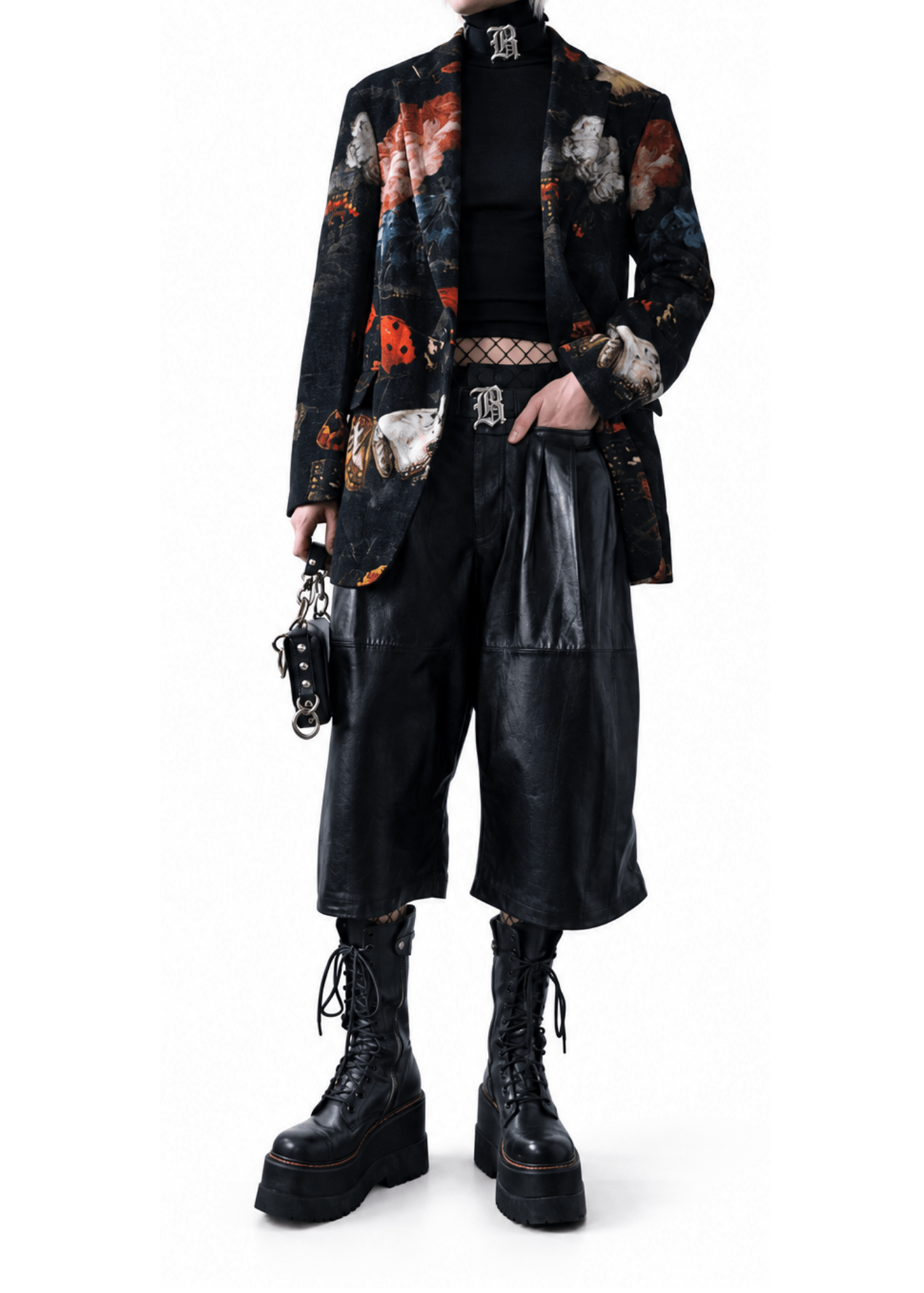 R13 Oversized Ragged Blazer - Vermillion