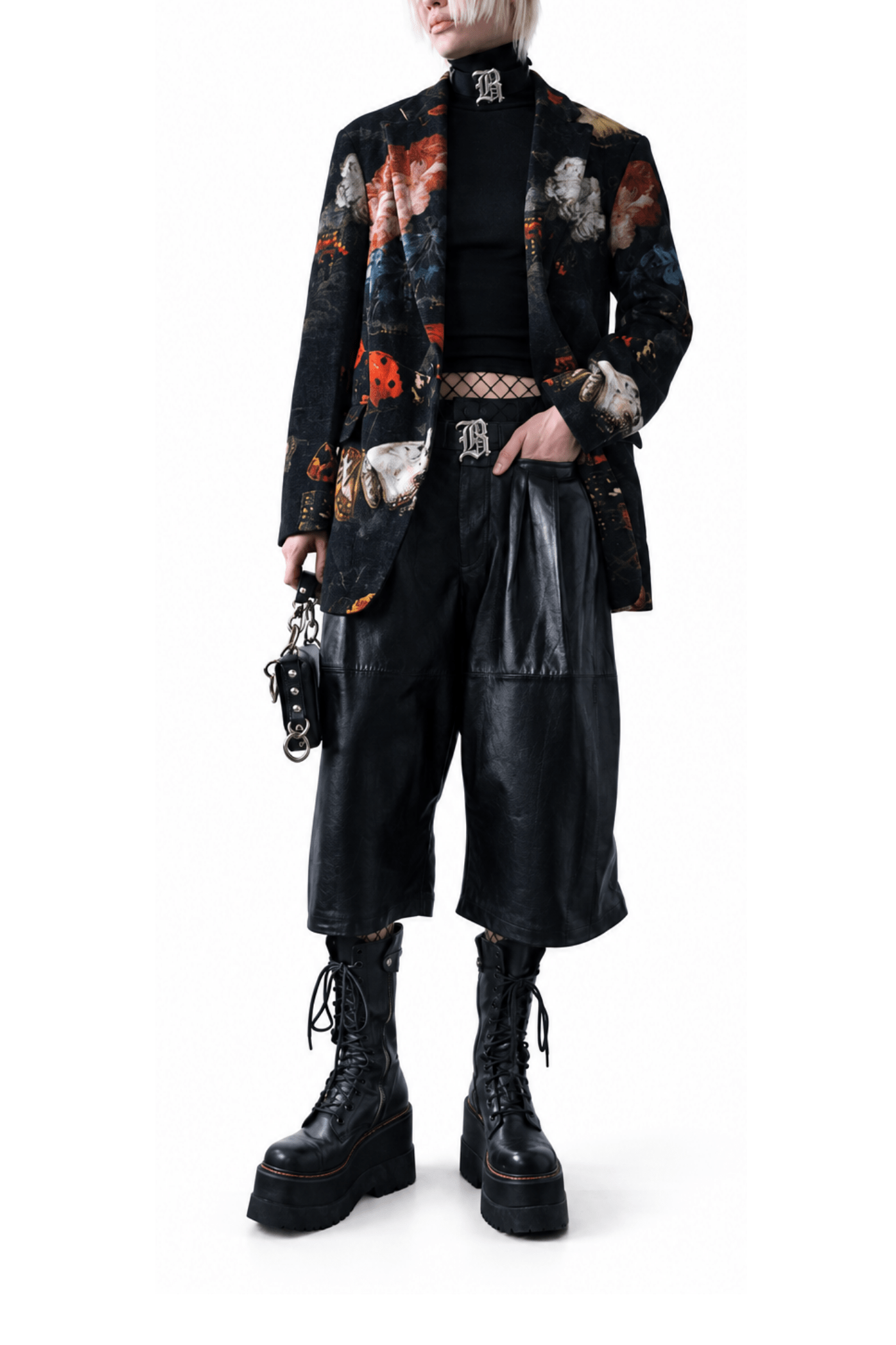 R13 Oversized Ragged Blazer - Vermillion