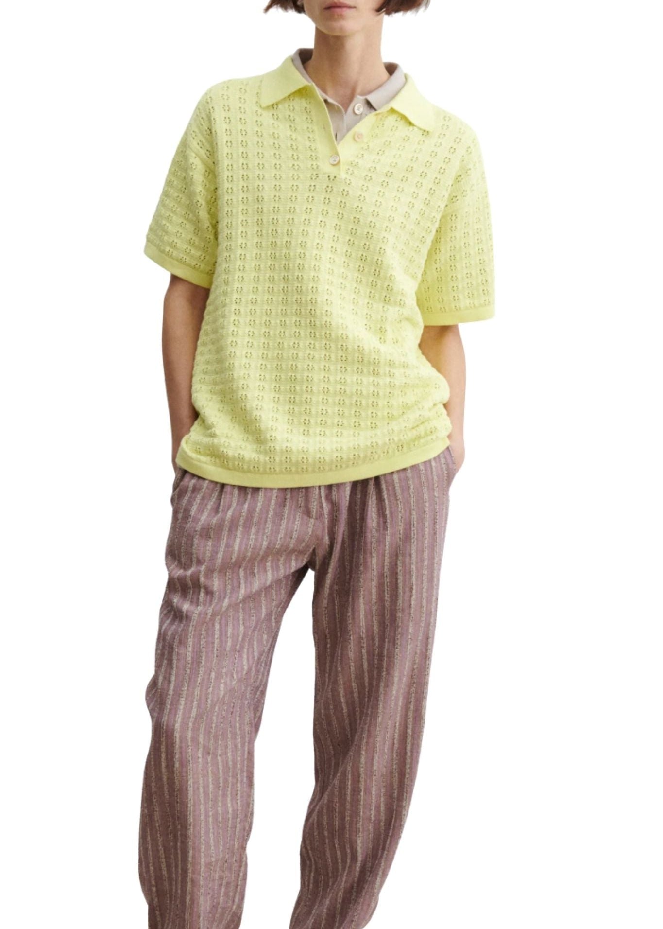 Rachel Comey Clarence Polo - Vermillion