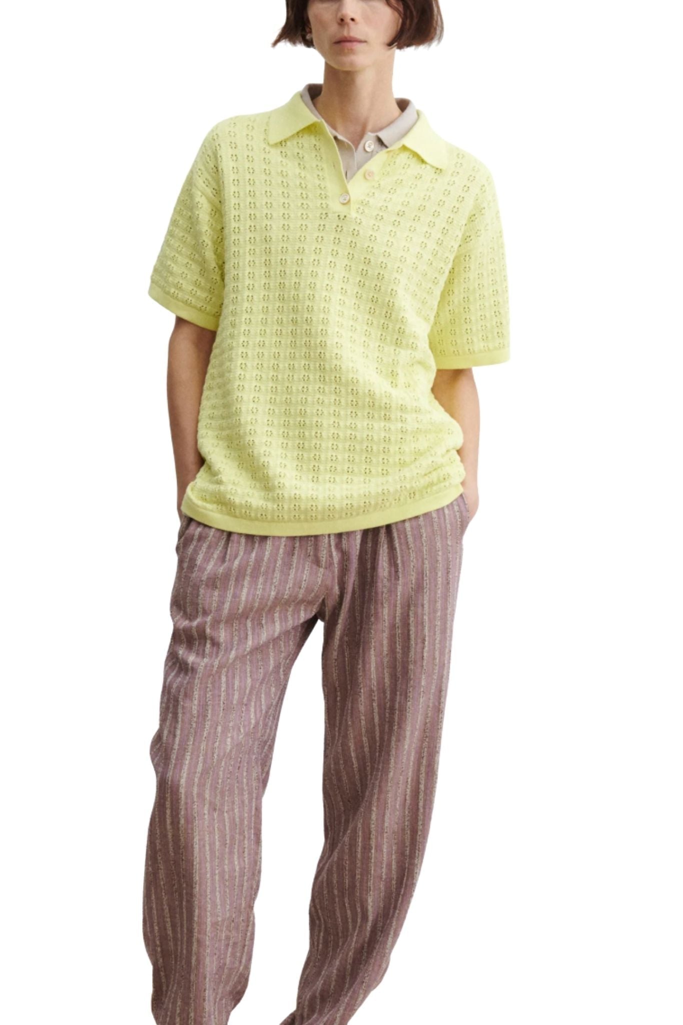 Rachel Comey Clarence Polo - Vermillion