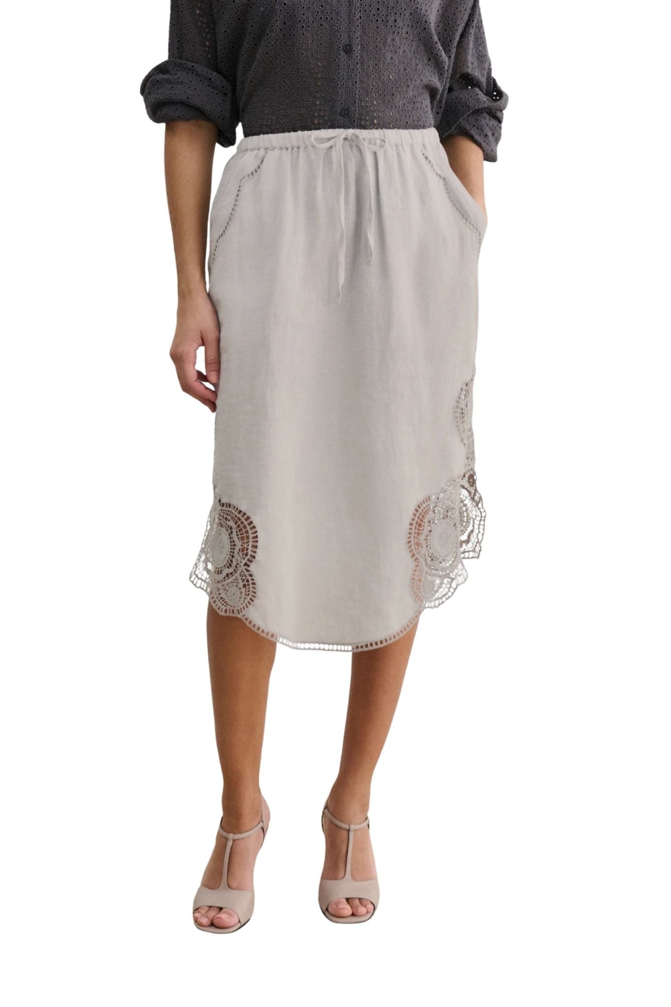 Rachel Comey Oldon Skirt - Vermillion