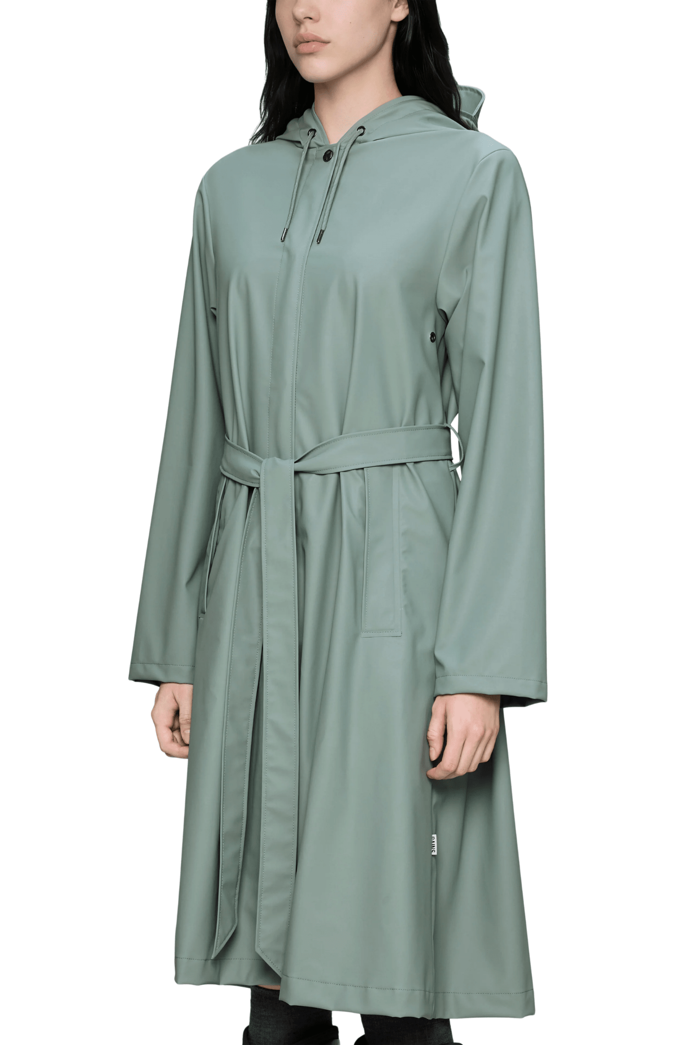 Rains A-Line Longer Jacket W3 - Vermillion