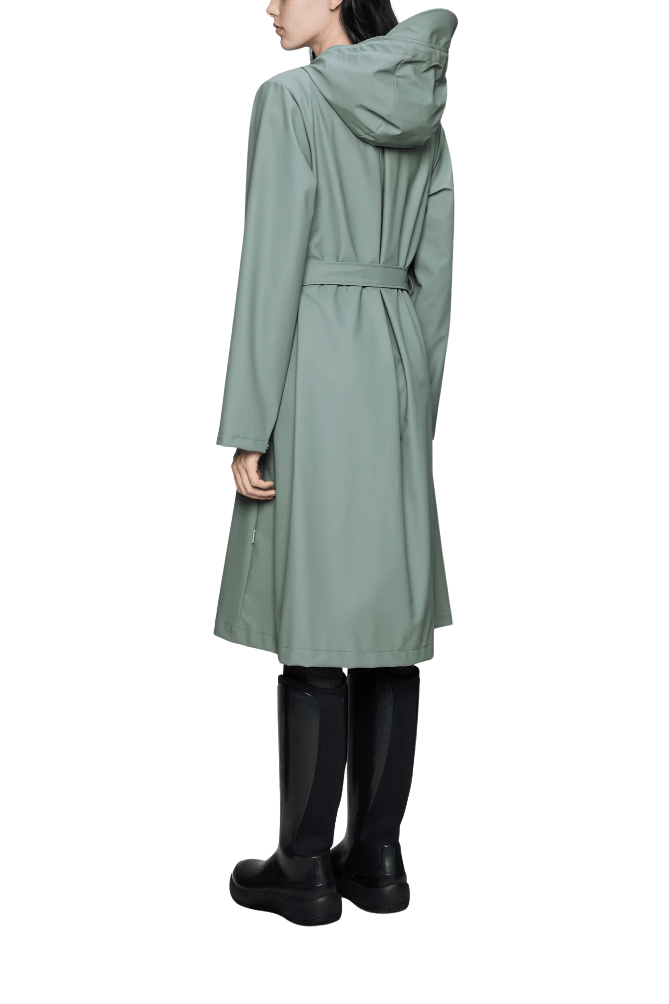 Rains A-Line Longer Jacket W3 - Vermillion
