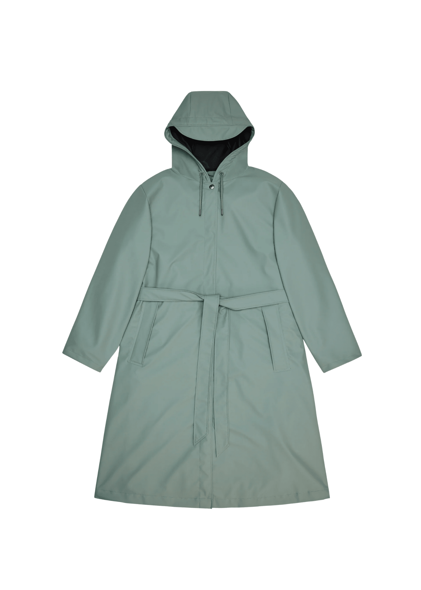 Rains A-Line Longer Jacket W3 - Vermillion