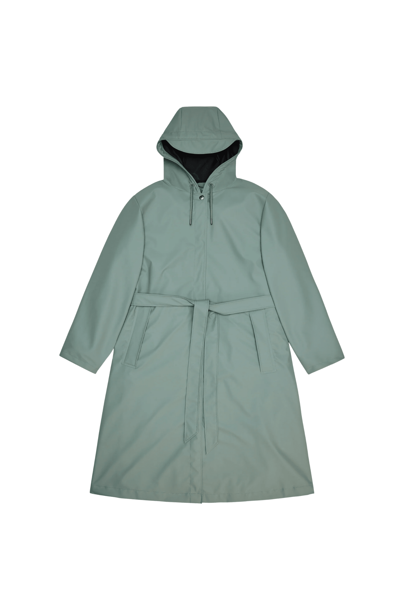 Rains A-Line Longer Jacket W3 - Vermillion
