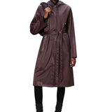 Rains A - Line Longer W Jacket W3 - Vermillion