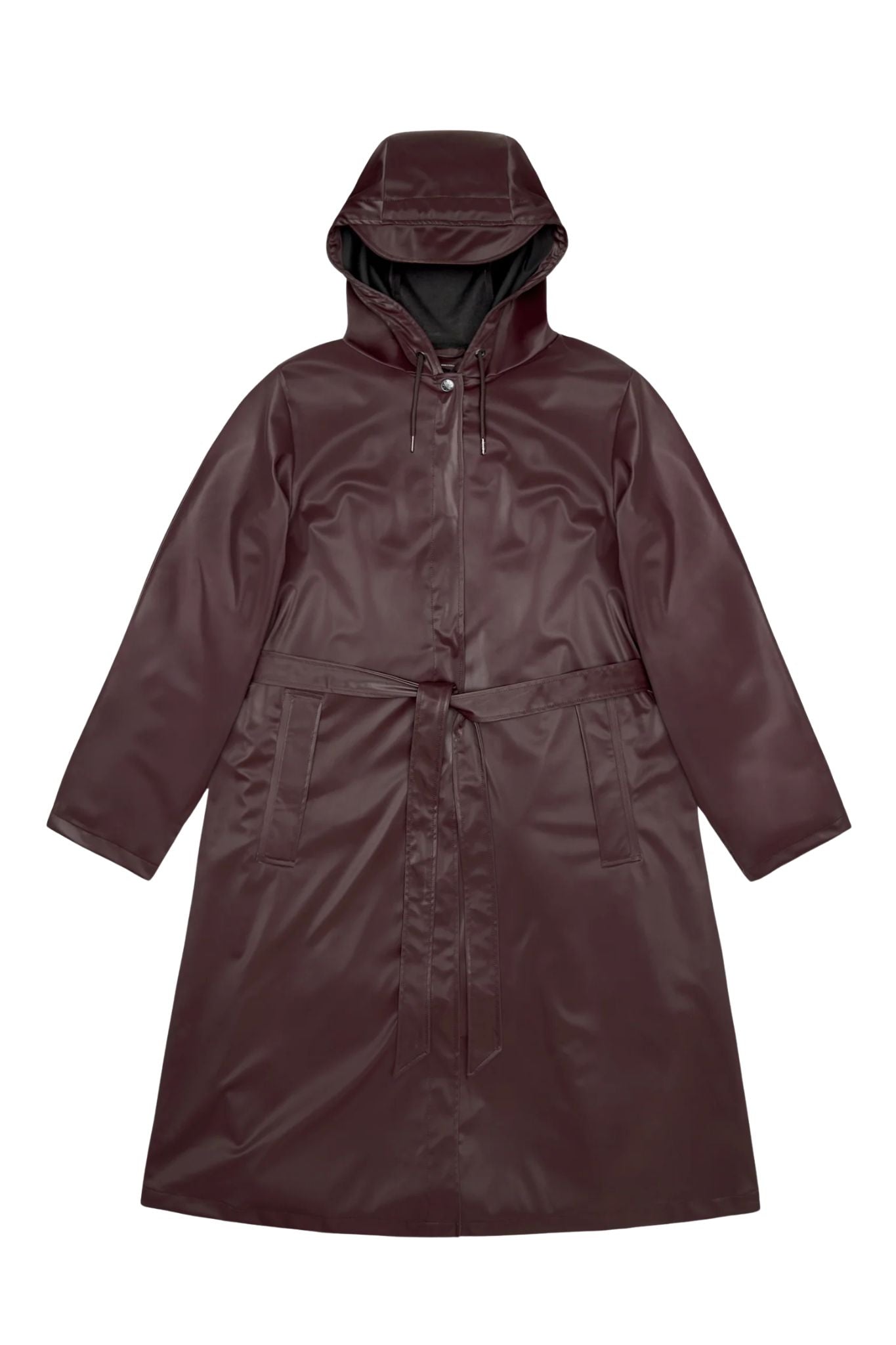 Rains A - Line Longer W Jacket W3 - Vermillion